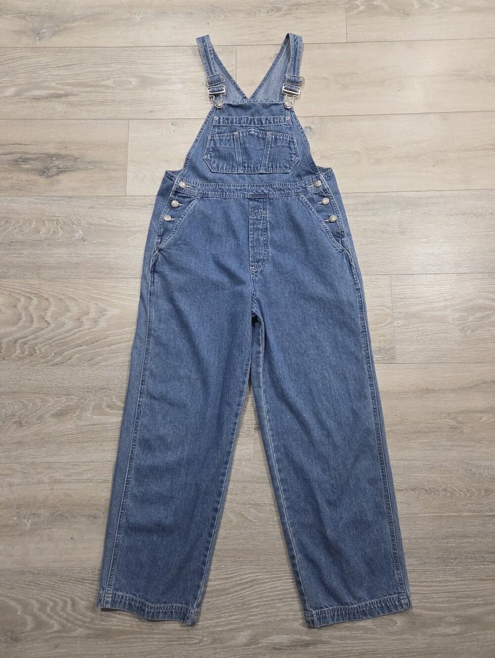 GAP Overalls Blue Jeans Denim Basics Women’s Size XS World Standard 90s Y2K Bib